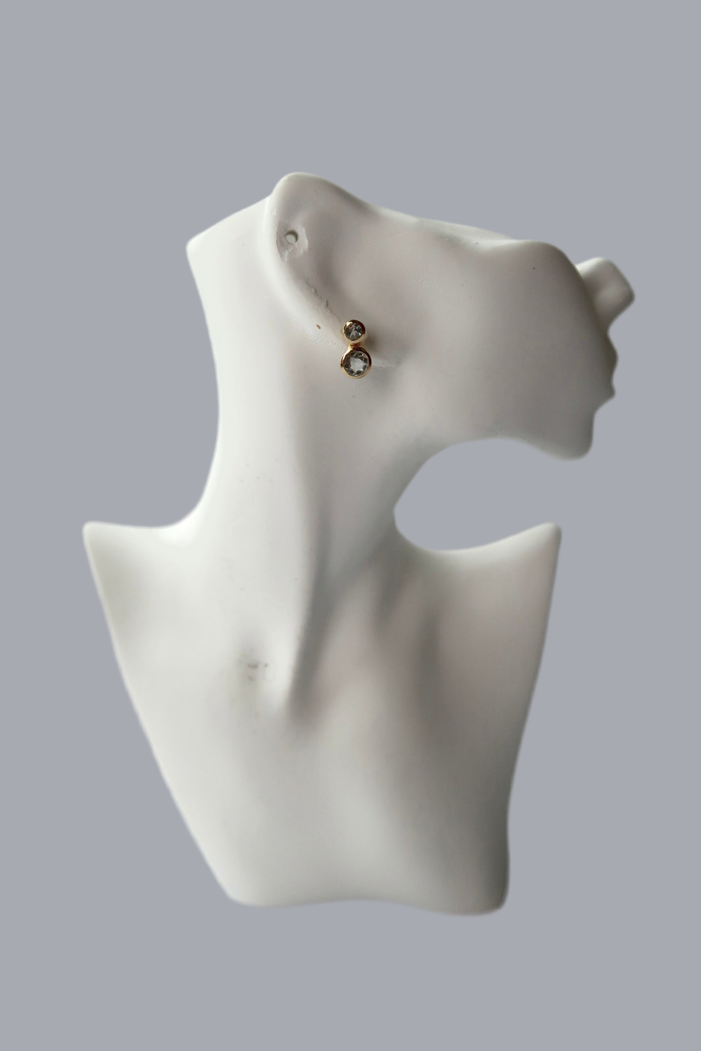 Bubble Stud Earrings- Gold