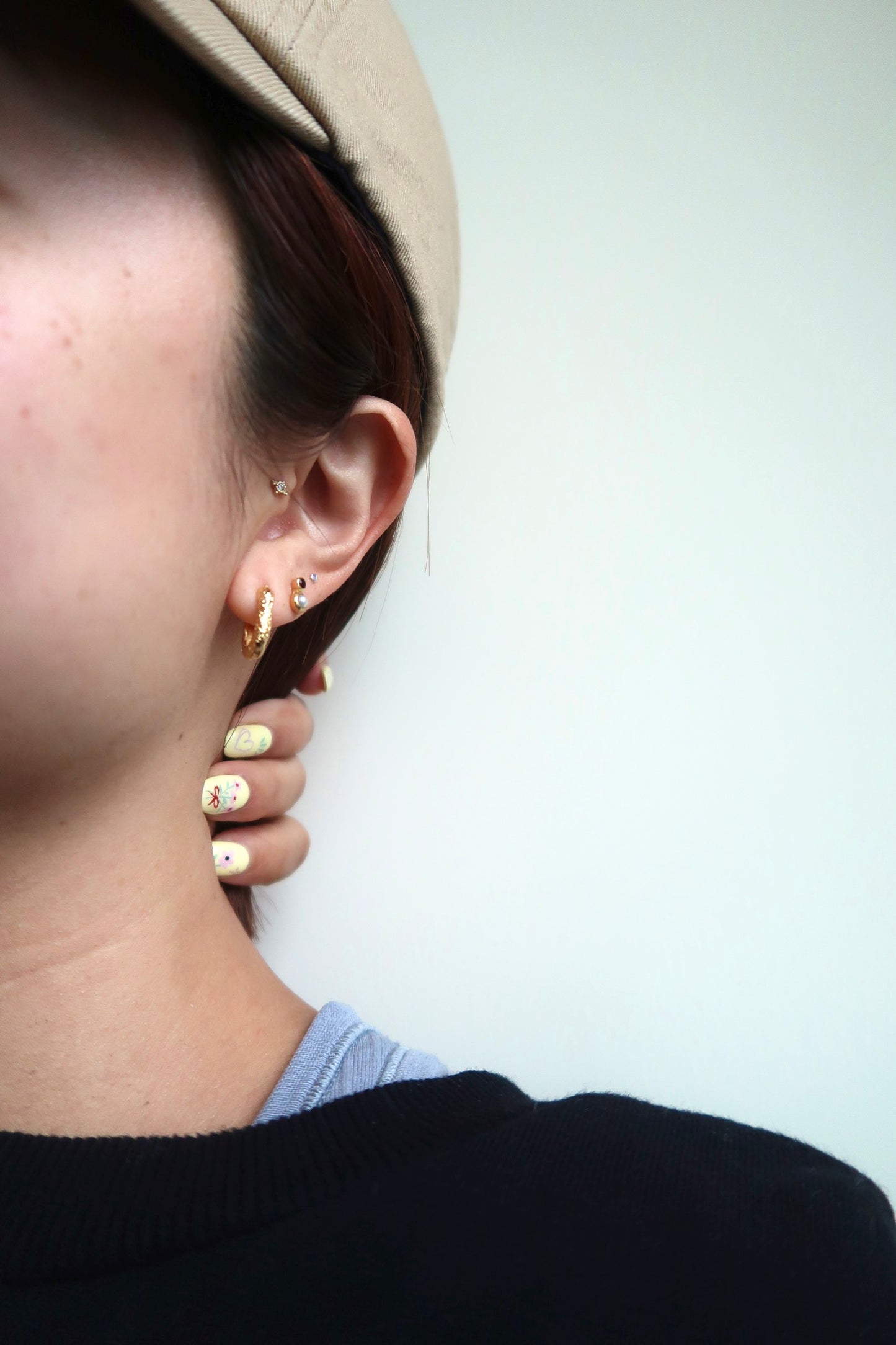 Esther Hoop Earrings- Gold/ Silver
