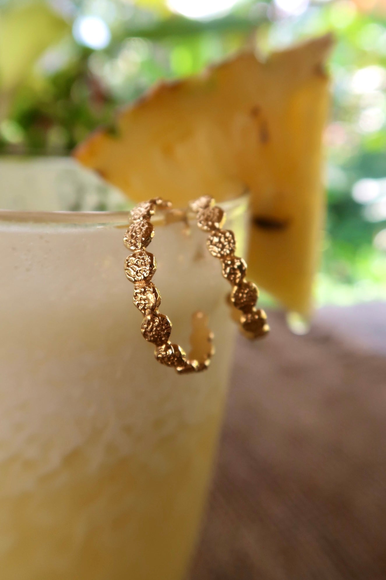 Soleil Hoop Earrings