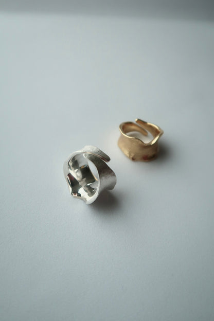 Winkie Ring - Chunky Ring in Gold/ Silver